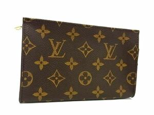 1円 ■極美品■ LOUIS VUITTON ルイヴィトン モノグラム バケット用ポーチ マルチケース 小物入れ レディース メンズ ブラウン系 AY5427