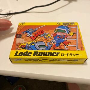 ファミコン 【ロードランナー　任天堂　ハドソン】ハガキ　説明書　後期　絵柄あり