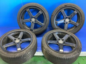 【人気モデル】　MLJ　ハイペリオン　HYPERION　CVS1.5　4本セット　タイヤ付き　245/40R19（残り溝2㎜程）　19インチ　個人宅配送不可