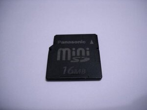 Panasonc　miniSDカード　16MB　