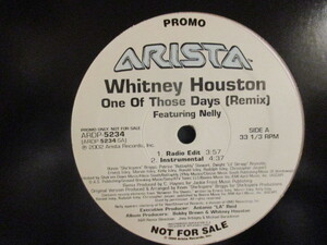 Whitney Houston ： One Of Those Days Remix F. Nelly 12