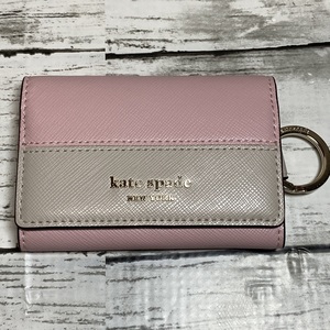 未使用◆kate spade ケイトスペード◆キーケース６連 サフィアーノレザー ピンク