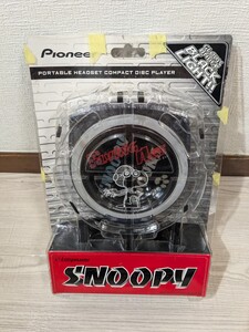 【w488】 Pioneer パイオニア loopmaster スヌーピー モデル SNOOPY ポータブル CDプレーヤー