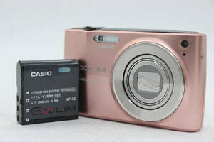 【返品保証】 カシオ Casio Exilim EX-Z400 ピンク 4x バッテリー付き コンパクトデジタルカメラ s8208