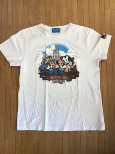 ☆ディズニー 半袖Ｔシャツ☆子供 150 サイズ☆数回使用のみ極美品☆白 ホワイト ディズニーランド に 夏に！