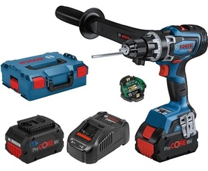 BOSCH ボッシュ 18V コードレスドライバードリル GSR18V-150C 8.0Ahバッテリー2個 充電器 コネクティビティチップ キャリングケース付