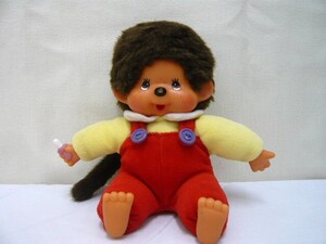 （M41249）当時物 もんちっち・モンチッチ・セキグチ・sekiguchi・Monchhichi・レトロ・プワプワモンチッチ オーバーオール・おもいで 人形