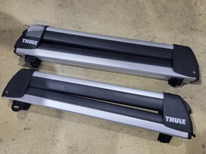 キャリア THULE スーリー スノーボード スキー 中古品 鍵あり！