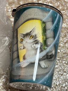 わちふぃーるど 猫のダヤン　真空保温蓋付タンブラーヨールカの扉 939049 新品・未使用品