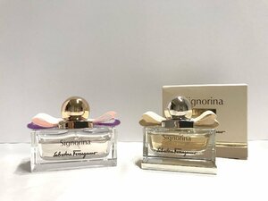 ■【YS-1】 香水 ■ サルヴァトーレ フェラガモ ■ シニョリーナ エレガンツァ EDP 30ml シニョリーナ EDT 50ml ■ 2点セット まとめ ■D