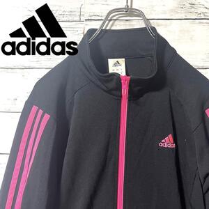 【人気定番】adidas トラックジャケット　刺繍ロゴ　OT C482