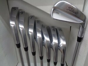 ☆2023】 タイトリスト T100 KBS TOUR C-TAPER LITE115 X 4-9、PW(46度)、50度 8本 アイアン 20240403☆225990#6