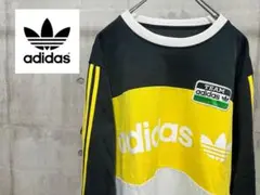 90s adidas アディダス PO スウェット　好配色　ナンバー