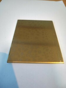 真鍮　ブラス　切板　100×79×3.0t ７枚　サイズ違い１枚おまけ　ＤＩＹ 工作　ハンドメイド　アクセサリー　