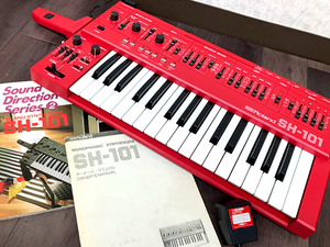 ■Roland SH-101 シンセサイザー ショルキー用グリップ・取扱説明書付属 ローランド■