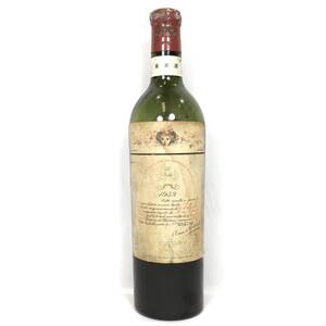 ＊【引取歓迎/未開栓】シャトー ムートン ロートシルト 1952 750ml 14％ ワイン 果実酒 古酒 Chateau mouton rothschild 