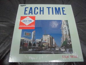 ★盤面・良★LPレコード　大滝詠一「ＥＡＣＨ　ＴＩＭＥ」1984年　（１面２～３曲に2Cm程の擦り傷あり）　（紺バッグ保管）