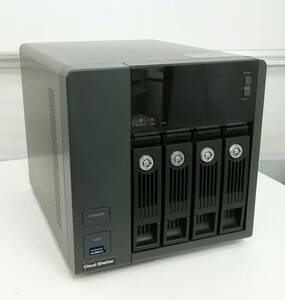 【ジャンク】ALEXON Cloud Shelter 420 4ベイ HDD無し 鍵無し Qnap Oem NAS-453-G NAS アレクソン 即日発送【H24042607】