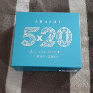 嵐 ARASHI 5×20 All the BEST!! 1999-2019 初回限定盤 4CD+DVD ベストアルバム BOX ARASHI LIVE CLIPS 