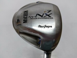 FW MacGregor マグレガー マックテック NV-NX 7w 21° flex:S NV-NXカーボンシャフト メンズ右　カバー付