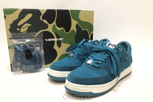 経堂) A BATHING APE アベイシングエイプ BAPE STA #3 ベイプスタ 1I70191008 グリーン 28cm スニーカー 定価￥28,600-