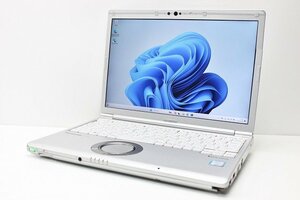 1円スタート ノートパソコン Windows11 Panasonic レッツノート CF-SV7 メモリ8GB 第8世代 Core i5 SSD256GB Windows10 12.1 カメラ