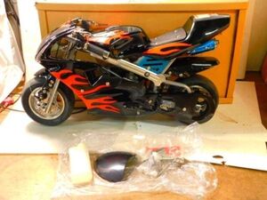 A680★ポケットバイク/YHXPB101/黒色系/Pocket bike/April 2008/約全長104cm/ミニバイク/ポケバイ★送料200サイズ着払