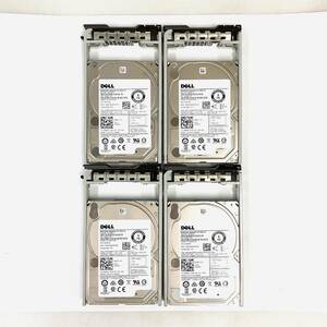 K6081562 DELL 1TB SAS 7.2K 2.5インチ HDD 4点【中古動作品】