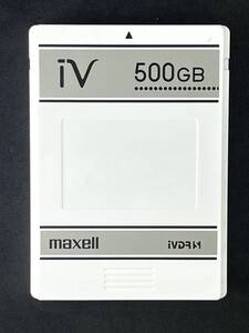 ★動作品★　iVDR-S カセットハードディスク　500GB　ホワイト　マクセル/maxell　アイヴィ　M-VDRS　Wooo対応　③　