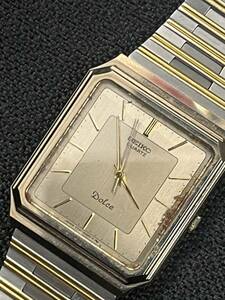 #10180A SEIKO セイコー DOLCE ドルチェ 7731-5080 メンズ クオーツ 腕時計 現状不動 純正ベルト