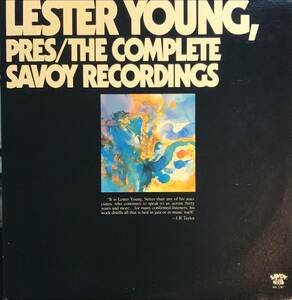 LESTER YOUNG - PRES/THE COMPLETE SAVOY RECORDINGS US ORIG