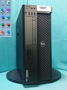 初期保証オフィス付クリエーターPC Quadro P2000 Xeon E5-2697Av4（i9-11950H相当）64GB M.2 SSD2TB HDD DVD WiFi Win11 DELL T5810 A-1887