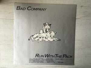 BAD COMPANY RUN WITH THE PACK MALAYSIA　マレーシア盤