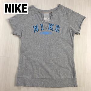 NIKE ナイキ Tシャツ 半袖 L グレー ラグランスリーブ