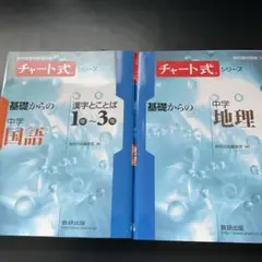 基礎からの中学地理　国語　２冊セット