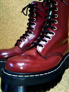 【Dr.MARTENS】ドクターマーチン AGGY 1490 10ホールブーツ UK6 (25cm ) アギネスディーン 限定コラボ 入手困難 厚底【良品】