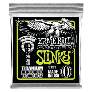 アーニーボール ERNIE BALL 3121/Coated Regular Slinky コーティングエレキギター弦