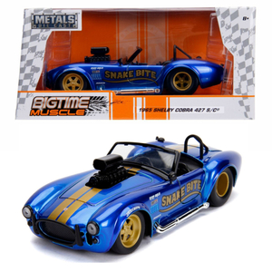 送料930円　JADATOYS 1/24 BTM 1965 Shelby Cobra 427 S/C ミニカー　CANDY BLUE