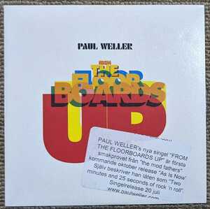 Paul Weller-From The Floorboards Up★EUプロモ・オンリー紙ジャケ2曲入りCDシングル/The Jam/Mods