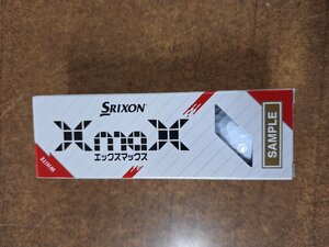 [新品・未使用]サンプルボール SAMPLE DUNLOP SRIXON ダンロップ スリクソン XmaX ゴルフボール 1スリーブ ボールカラー：ホワイト 10