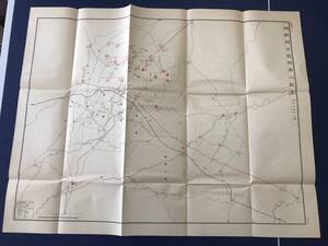 日露戦争地図　　　　休戦間日露両軍之配置　　　満洲　