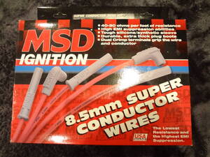 1992～1996 コルベット用 MSD Super Conductor 8.5mm赤　未使用新品