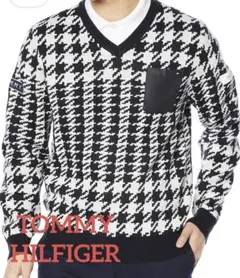 極美品　TOMMY HILFIGER トミーヒルフィガー　ニット　総柄　XL