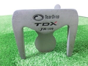 100サイズ♪Tear Drop ティアドロップ TDX JR-100 パター 純正カーボンシャフト 中古品 子供用 ♪H1176