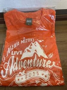 水樹奈々 ADVENTURE TシャツNANA MIZUKI LIVE ADVENTURE 2015 オレンジ nm7 Mサイズ 4168-06-7