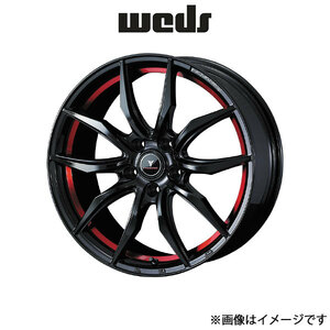 ウェッズ ノヴァリス ローグ VF アルミホイール 4本 オデッセイ RB3/RB4 18インチ ブラック/レッド 0040070 WEDS NOVARIS ROHGUE VF