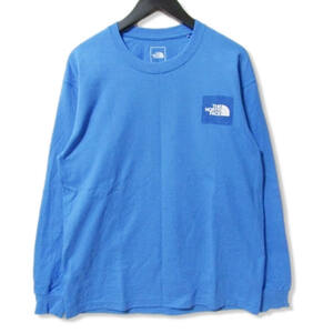 THE NORTH FACE ノースフェイス 長袖Tシャツ NT32344 L/S Sleeve Graphic Tee ヘビーコットン スーパーソニックブルー L 27106287