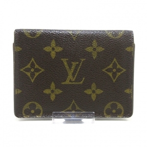 ルイヴィトン LOUIS VUITTON パスケース M60533 ポルト 2カルト・ヴェルティカル モノグラム・キャンバス CA0014 財布 モノグラム