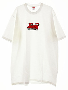 シュプリーム SUPREME x TOY MACHINE 24SS DEVIL CAT TEE WHITE XLサイズ トイマシーン コラボ デビル キャット Tシャツ 白☆AA★241025