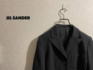 ◯ イタリア製 JIL SANDER アワーグラス テーラード ジャケット / ジルサンダー コルセット サブリエ グレー 34 Ladies #Sirchive